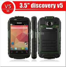 3 5 capacitive Discovery v5 android 4 0 phone Dustproof dual sim card dual standby dual
