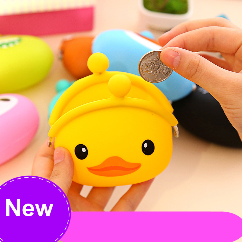 3D Character Candy Colored Girls Coin Bags Women Key Wallets Creative Cute Cartoon Mini Coin Purse Children Christmas Gifts