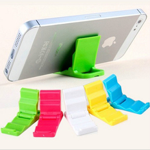 1pcs Free shipping Mini Mobile Phone Holder Smart Universal Desk Stand for iPhone Flexible Cellphone Holder for Samsung for ALL