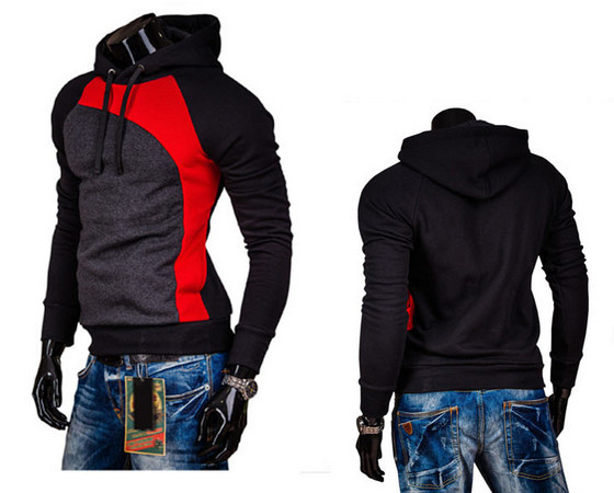 2014 New Winter Fashion Men's Hoodies Patchwork Three Colors Napping Casual Men's Sweatshirts Hooded Collar Men Coats 9 Colors 2014 New Winter Fashion Men's Hoodies Patchwork Three Colors Napping Casual Men's Sweatshirts Hooded Collar Men Coats 9 Colors