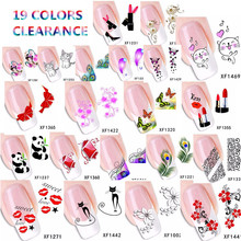 Clearance 2016 Brand Fantasy Stickers for Nails Art Design Stickers Gel Polish Women Nail Sticker Decorations Decals DIY Beauty