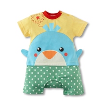 2016 Baby Boy Girl Infant Summer Cute Cartton Rompersuit Clothes Outfit