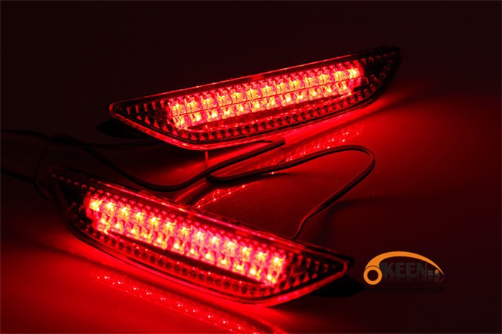 2011-2013 for Kia Rio K2 sedan Car rear brake lights rear bumper LED warning lights products accessories,suitable