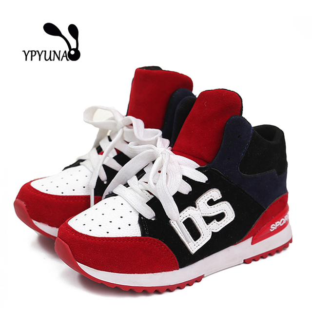 Eur26 36 2016 autumn fashion children kids casual sports running shoes for boys girls snearkers