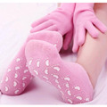 1 Pair Spa Gel Socks For Moisturizing Whitening Exfoliating Smooth Beauty Hand Pedicure Foot Care Socks