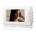 white Luxury Home Color Video Take Picture 7inch lcd monitor video doorphone intercom home security access