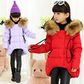 110 150cm 8 10 12 14 years Children winter clothing girls winter coat teenagers cotton jacket