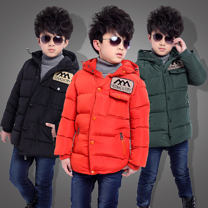 Boys Winter Jacket Down Parkas Coat Overcoat Boys Clothes Teenage Abrigos y Chaquetas Children's jackets Clothing Kids Clothes