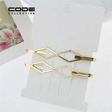 Gold Hair Barrettes Fashion Accessories for Women Geometric Hairgrips Hair Clips Side Clip Hair Grips Pins Hair Barrettes