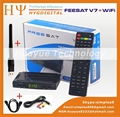 Genuine Freesat V7 DVB S2 HD with USB Wifi Satellite TV Receiver Support PowerVu Biss