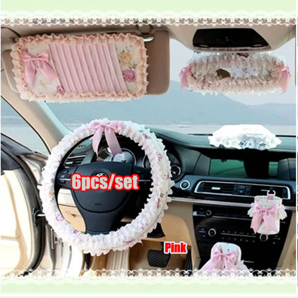 Steering Wheel cover pink