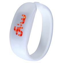 NEW Sports Mens Womens watch Dolphin Shape Digital LED Watch Silicone Rubber Bracelet Watch