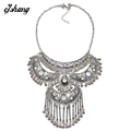 Fashion Necklaces Pendants Women 2016 Boho Jewelry Gold Silver Chain Maxi Tassel Choker Bijoux Collar Collier