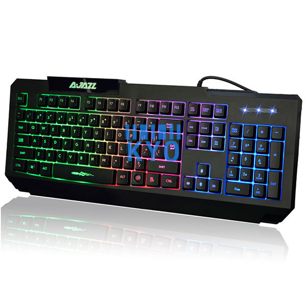 Купить ajazz x5pro игровой клавиатуры 7 цветной led подсветкой ...