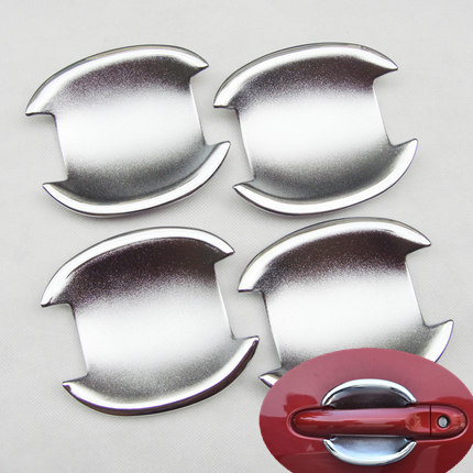 Chrome Car Door Handle Cup Bowl Cover For For Nissan Cube 2009 2011 Juke 2011 2014