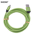 1m 2m 3m 25cm Nylon Braided USB Charging Cable Sync Data Cord for iPhone 5 5s