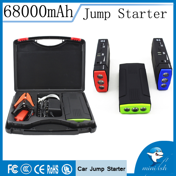 Image of Promotion The Best Quality Portable Car Jump Starter Multi-Function 68000mAh Power Bank Mobile Emergency Factory Price
