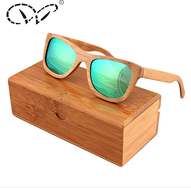 Luxury Custom Bamboo Sunglasses Vogue Bamboo Wood Eyewear Polarized Custom Bamboo Sunglasses