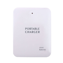 Hot selling Portable 4xAA Battery Emergency USB Power Bank Charger For iPhone6 for Samsung 1pc