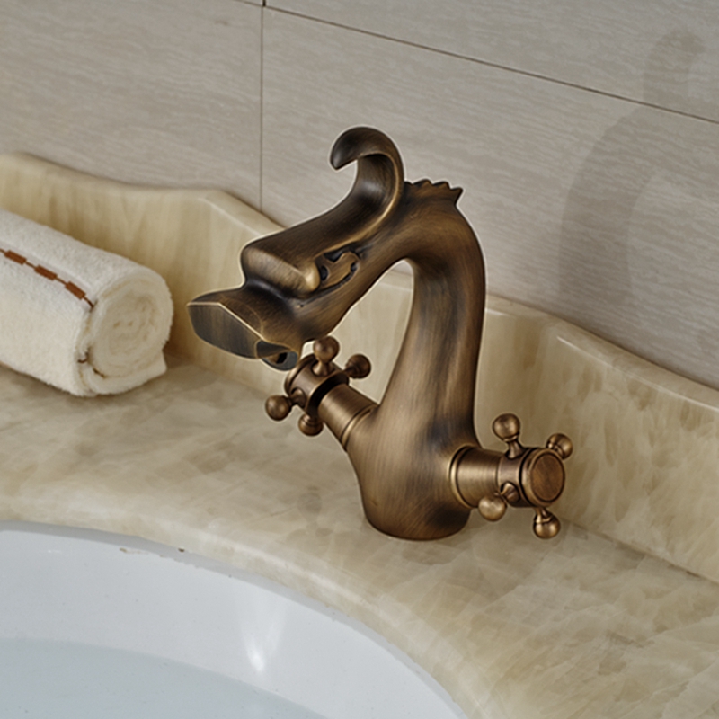 Modern-Antique-Brass-Bathroom-Animal-Dragon-Faucet-Dual-Cross-Handles-Vanity-Sink-Mixer-Tap-Deck-Mounted(1)