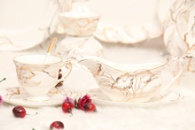 New special European high-grade bone china tableware with hand-painted 24 Coffee suite luxury gift WH1159