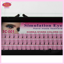2016 new Makeup fake Eyelashes 0.10mm C Curl silk eyelash extensions Individual Lashes Planting Black natural false eyelashes