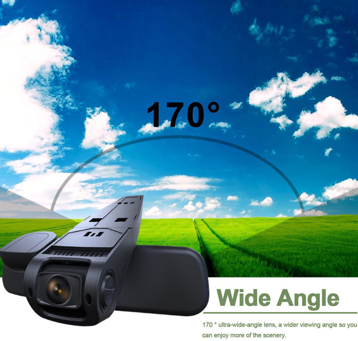 A118 1.5 inch H.264 1080P Full HD High Resolution Car DVR Dash Cam Video Recorder 170 Degree Wide Angle Lens Support AV Out Hidden Mode
