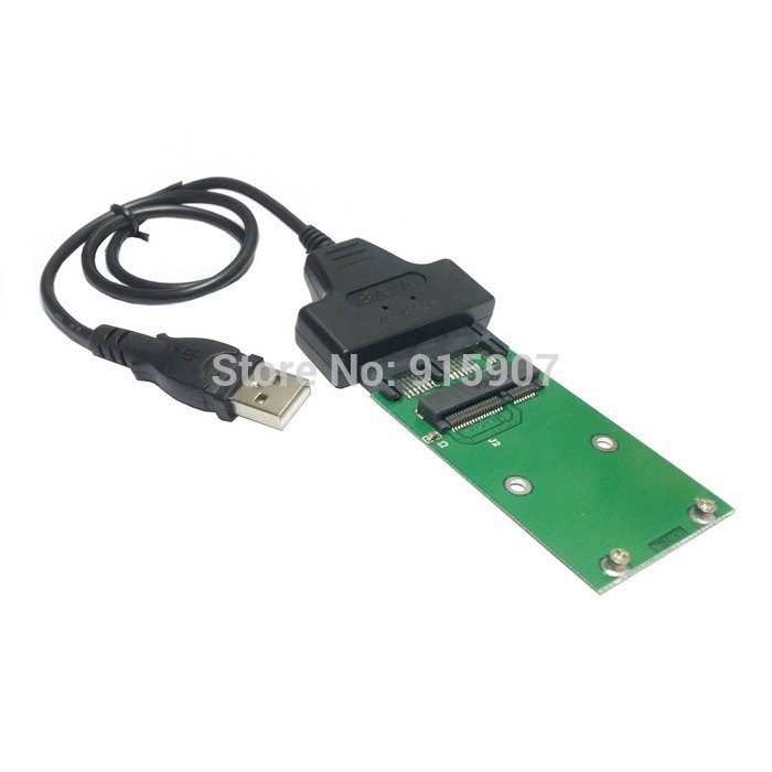 Купить CY usb 2 0 к мини pci e msata ssd 1 8 микро sata 7 9 16pin