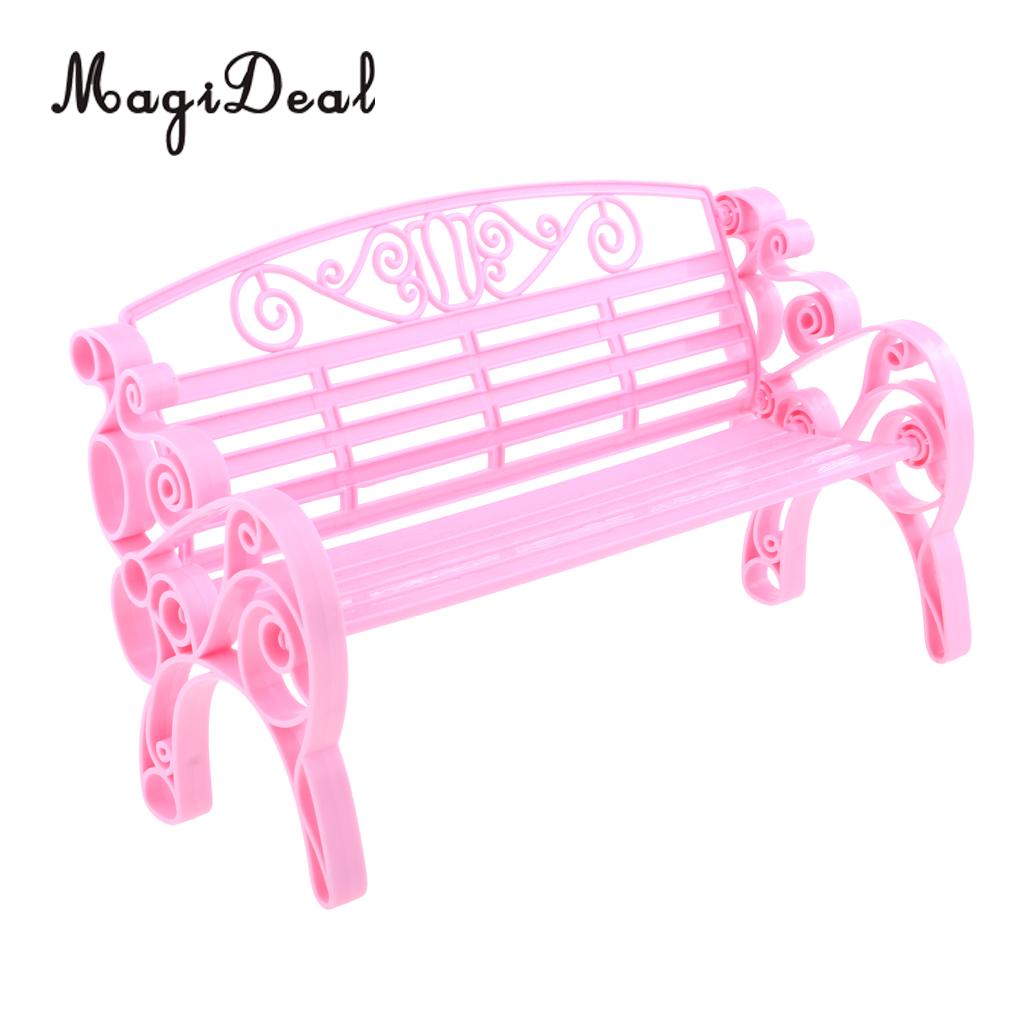 Doll Bench Park Chair Accessories For Doll House Dollhouse Decor Toys Pipeee SP 