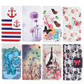 Owl Eiffel Tower Dandelion Painted Style PU Leather Phone Cases Coque For HTC One M8 Cover