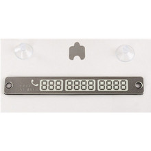 Car Temporary Parking Card Luminous Phone Number Card Plate For Suzuki Grand Vitara Hyundai Solaris Ix35