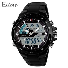 2015 Quartz Watch Men Military Watches Sport Wristwatch Silicone Hours Waterproof Wristwatches Men Women Watch Top Quality 58#