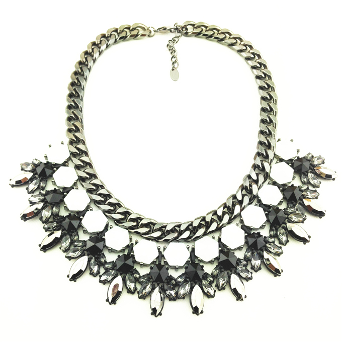 2014 fashion High quality ZA Brand Necklace vintage necklaces pendants Romantic nice choker Necklace statement jewelry