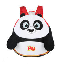 New design! Pretty panda Plush Cartoon Toy Backpack Girls boys Character School Bag Gift For Kids