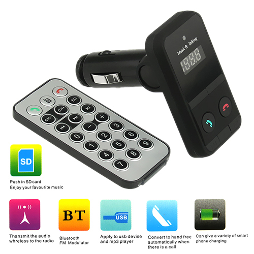     USB Bluetooth Car Kit mp3-  FM   6WE1