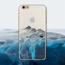 Stunning Senery Painted Soft TPU For Apple iPhone 5 5S Mobile Phone Back Skin Cases Cover