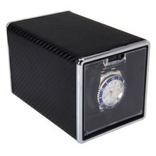 High Quality Black Automatic Single Watch Winder Rectangle Mute Box For Watches Gift Hot Sales