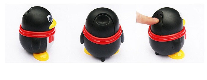 Lovely Cartoon Penguin Automatic Toothpick Holders Creative Tooth Picks Box Home Decoration Birthday Gifts