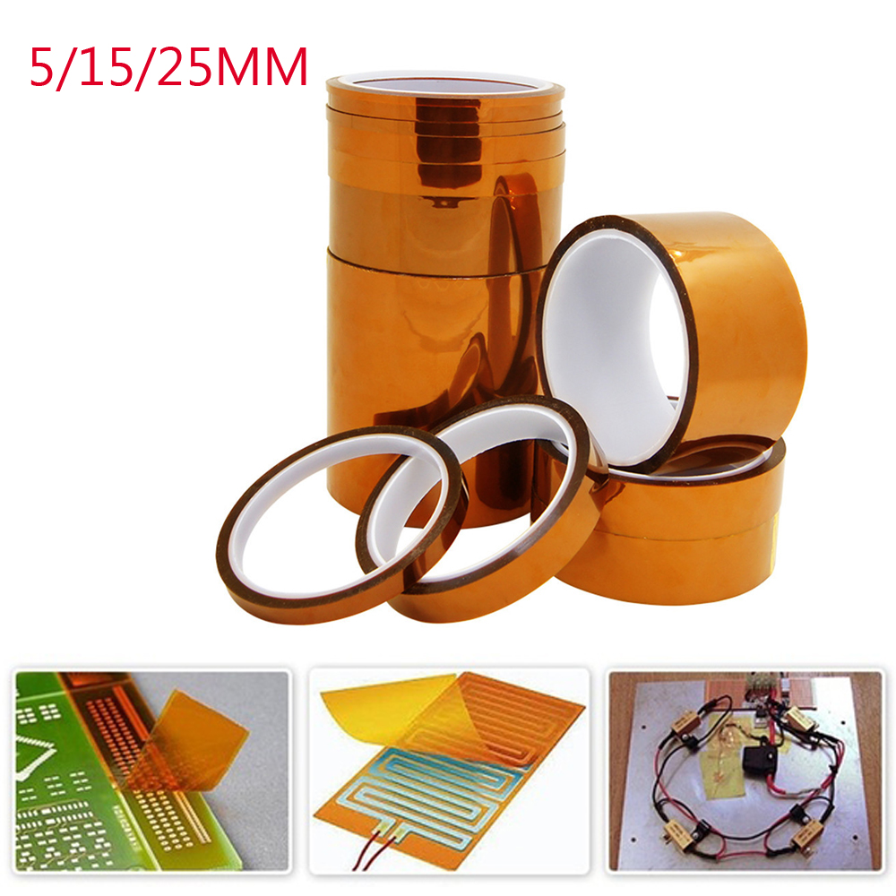 Hot Sell High Temperature Heat Resistant Polyimide 20mm 30M 100ft Tape Adhesive