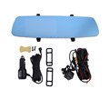Car Vidieo Cameral 5 0 Inch Car Rear View Mirror DVR Anti Rearview Mirror Dual Lens