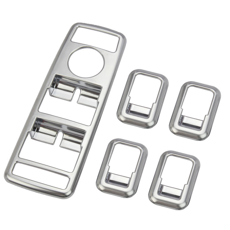 AUTO Pro for Mercedes Benz CLA GLA A Class W117 C117 2013-2017?ABS Matte Chrome Interior Accessory Center Storage Box Trim Ashtray Frame Accessories