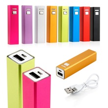 2600mAh USB Portable External Backup Battery Charger Power Bank for iPhone5 iphone6 Samsung mobile phone +free USB Cable