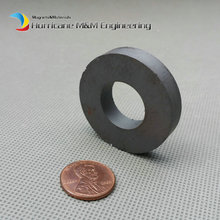 12 pcs Ferrite Magnet Ring OD 40x19x8 mm 1.5″ large grade C8 Ceramic Magnets for DIY Loud speaker Sound Box board home use