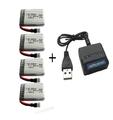 X5C X5SW X5SW 905 RC Quadcopter parts 3 7V 800mah Li polymer battery 4pcs 4 in1