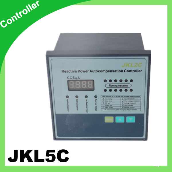 JKL5C power factor regulator compensation controller for power factor capacitor 10step 380v PRCF