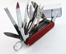 Factory direct supply wholesale swiss knife multifunctional folded knife outside camping knives