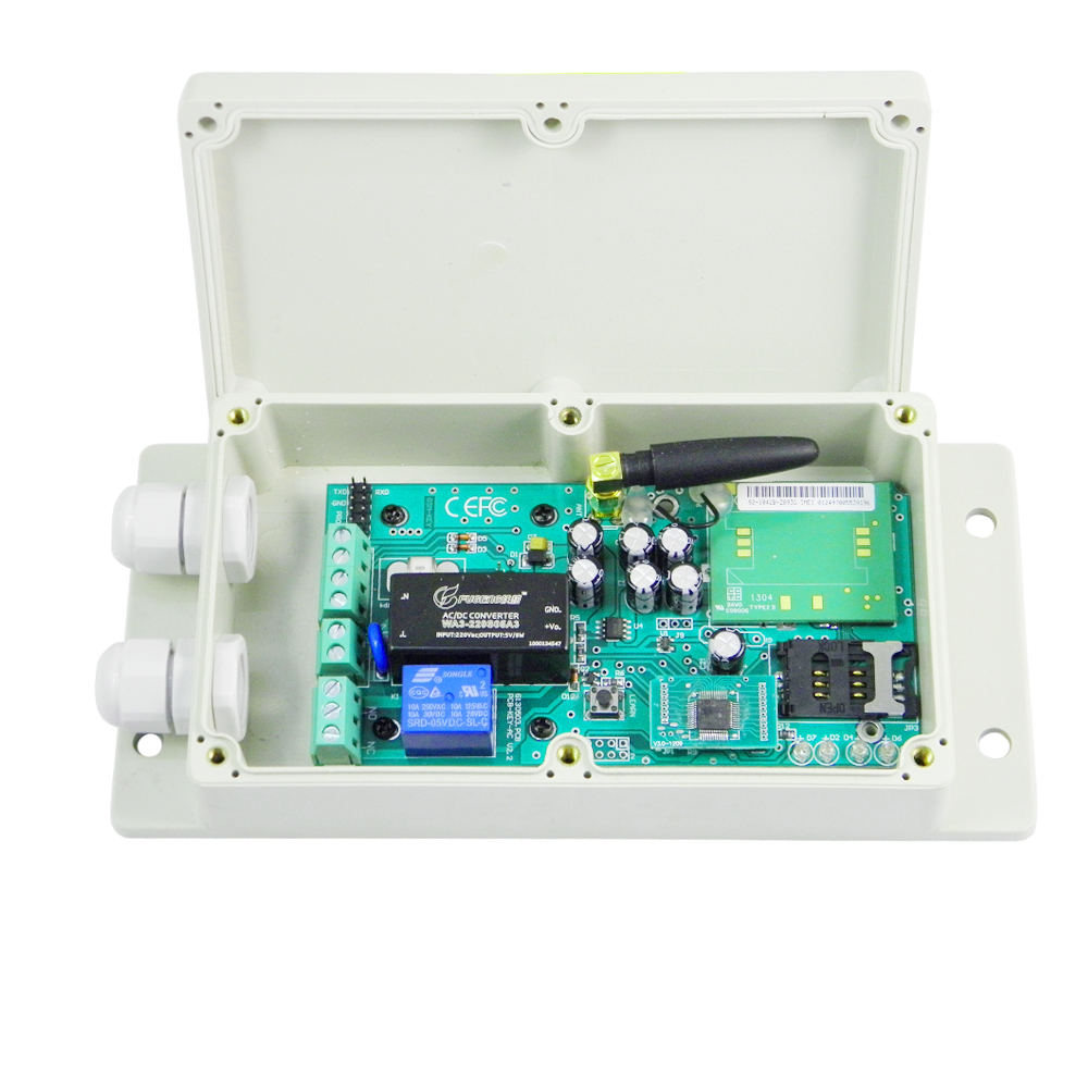 Electric/Automatic Door GSM Gate Opener SMS Remote Control Relay Switch