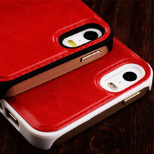 original leather phone case For iphone 4 4s 4G cover senior high grade Genuine leather plastic