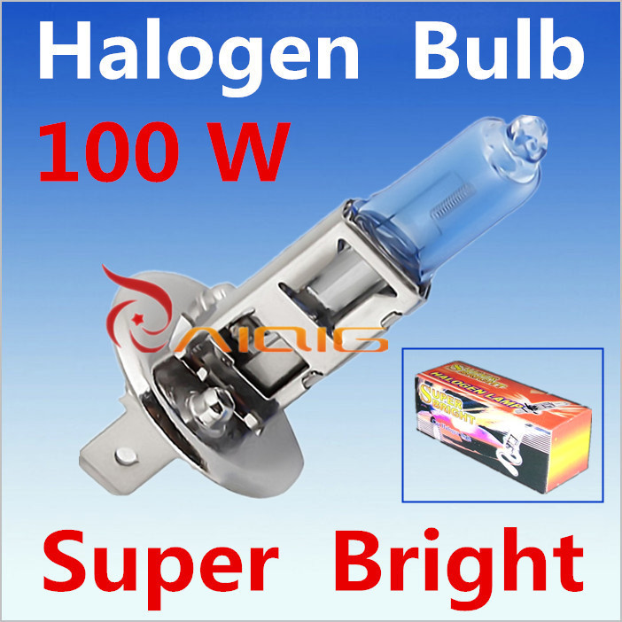 Image of 2pcs H1 100W 12V Halogen Bulb Super Xenon White Fog Lights High Power Car Headlight Lamp Car Light Source parking 6000K