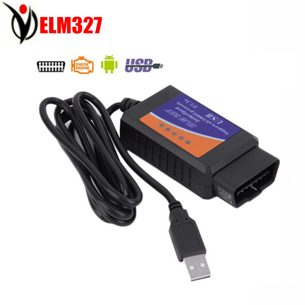 Obdii  ELM327 USB  OBD2     V1.5 ELM 327  USB CAN-BUS  OBDII EOBD